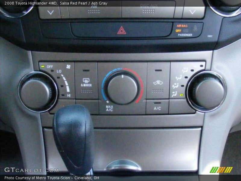 Salsa Red Pearl / Ash Gray 2008 Toyota Highlander 4WD