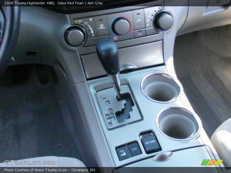 Salsa Red Pearl / Ash Gray 2008 Toyota Highlander 4WD
