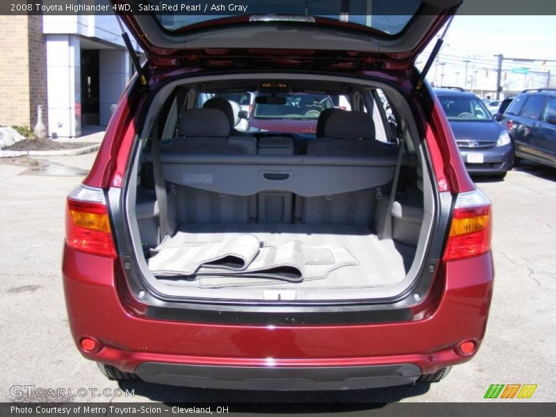 Salsa Red Pearl / Ash Gray 2008 Toyota Highlander 4WD