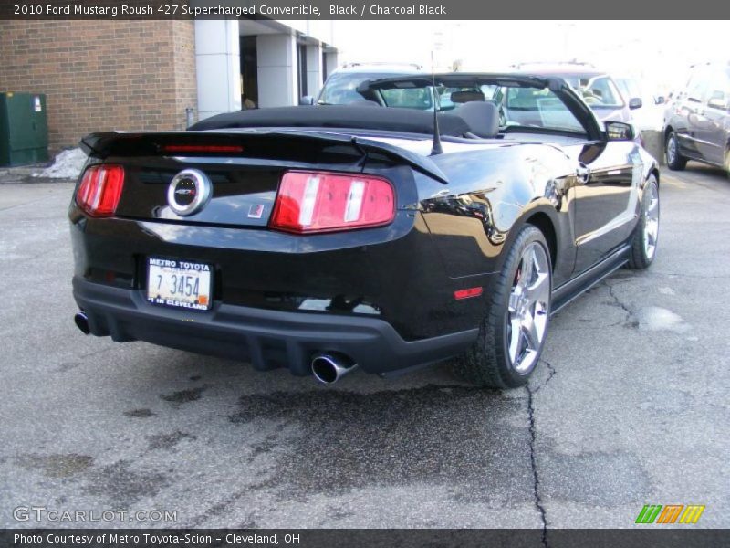 Black / Charcoal Black 2010 Ford Mustang Roush 427 Supercharged Convertible