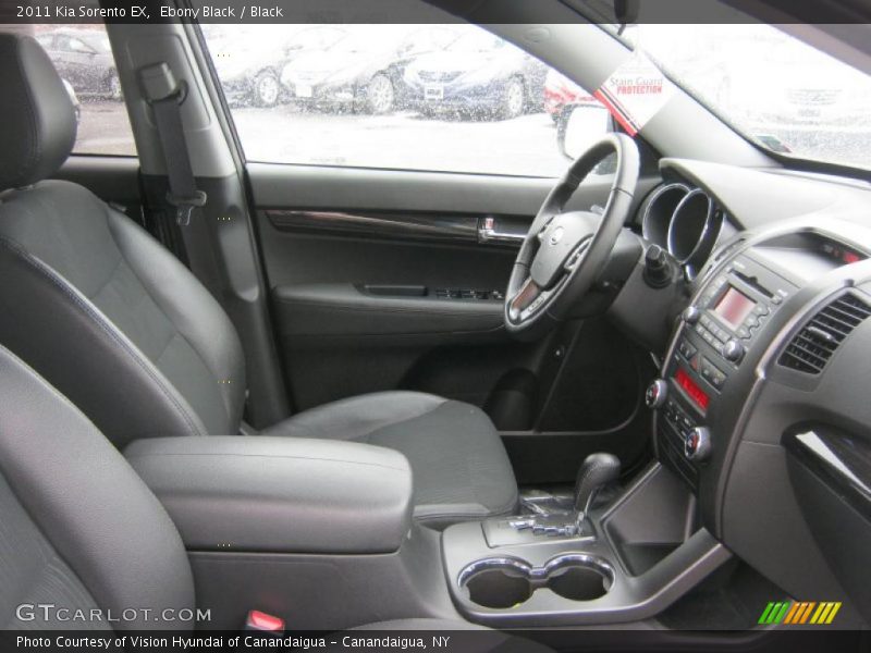 Ebony Black / Black 2011 Kia Sorento EX