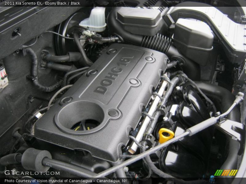 2011 Sorento EX Engine - 2.4 Liter DOHC 16-Valve Dual CVVT 4 Cylinder