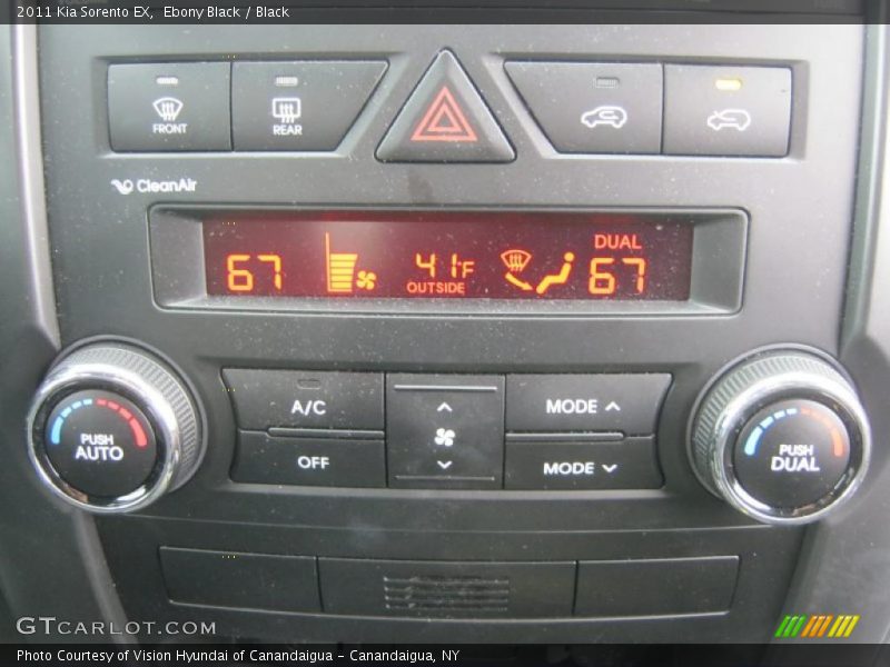Ebony Black / Black 2011 Kia Sorento EX