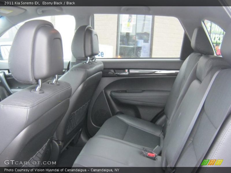 Ebony Black / Black 2011 Kia Sorento EX