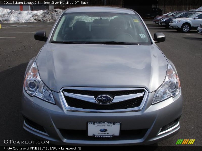 Steel Silver Metallic / Off-Black 2011 Subaru Legacy 2.5i