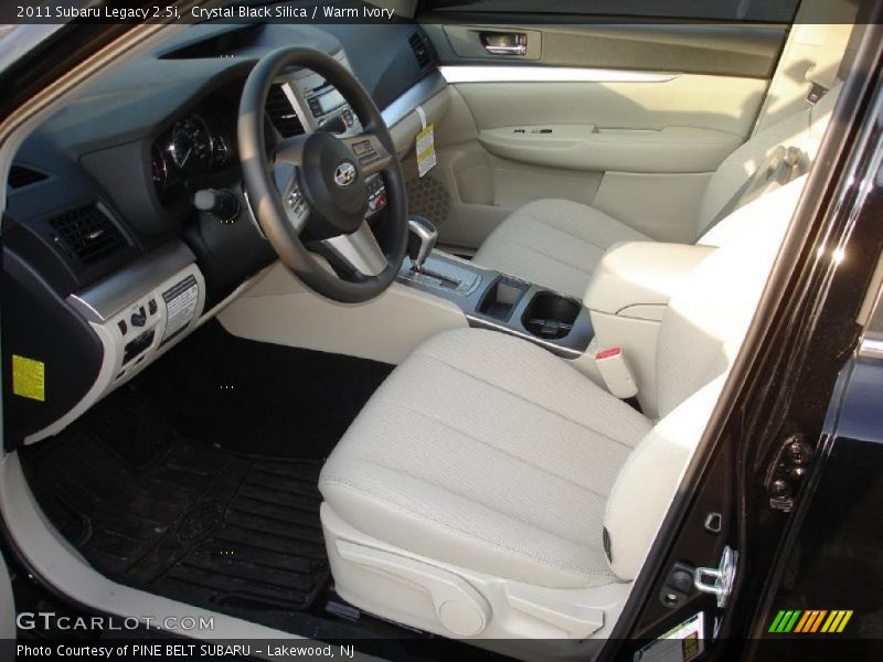  2011 Legacy 2.5i Warm Ivory Interior