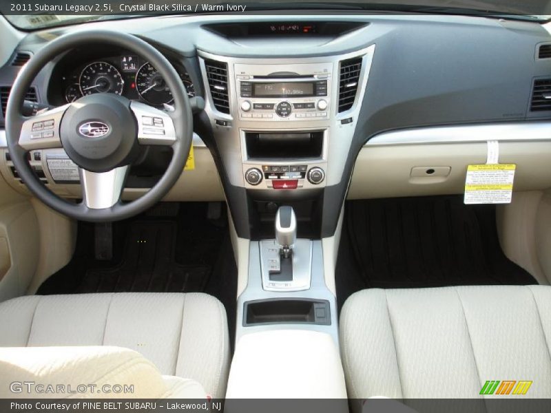 Dashboard of 2011 Legacy 2.5i