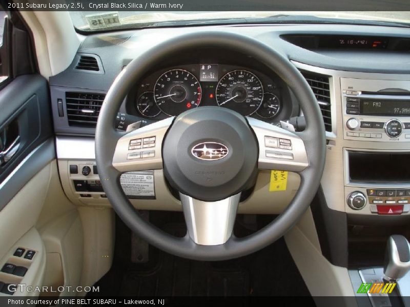  2011 Legacy 2.5i Steering Wheel