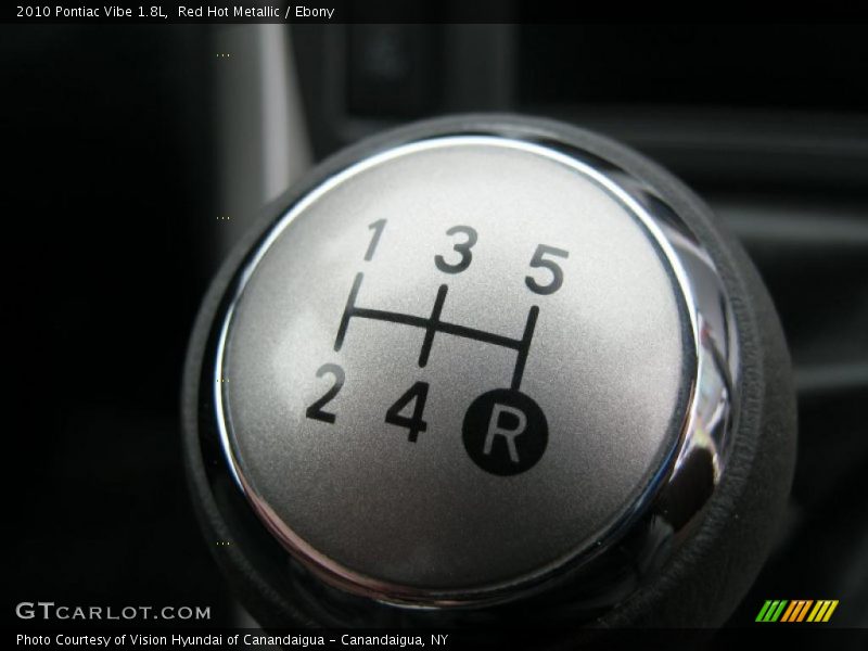  2010 Vibe 1.8L 5 Speed Manual Shifter