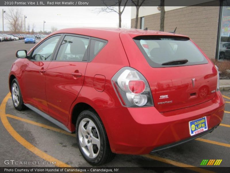  2010 Vibe 1.8L Red Hot Metallic