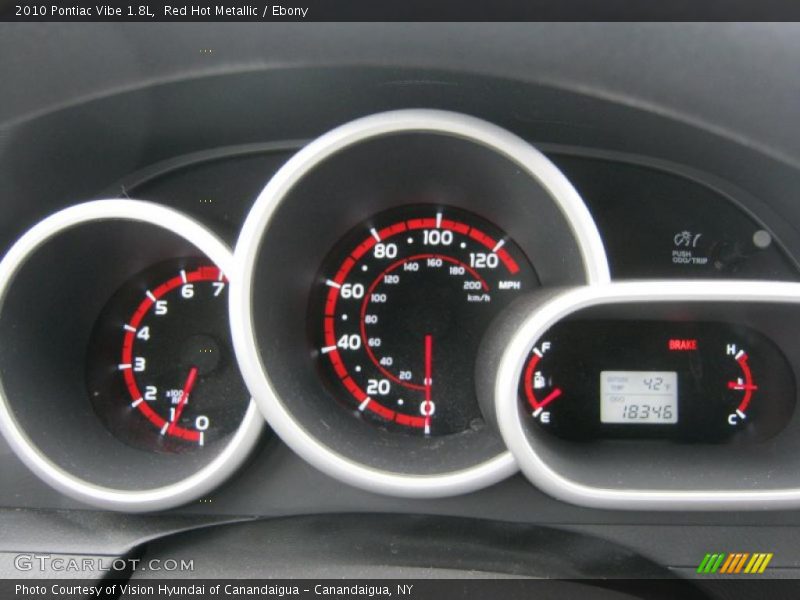  2010 Vibe 1.8L 1.8L Gauges