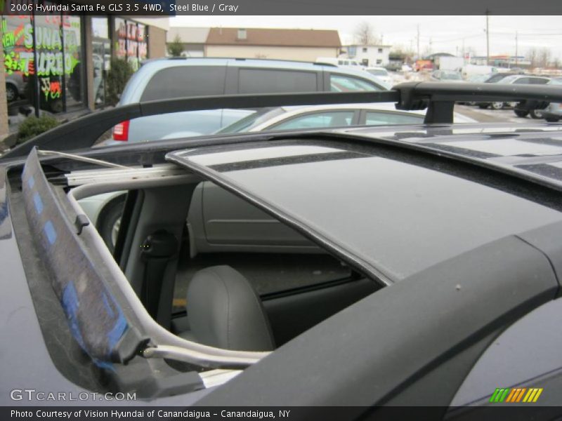 Steel Blue / Gray 2006 Hyundai Santa Fe GLS 3.5 4WD
