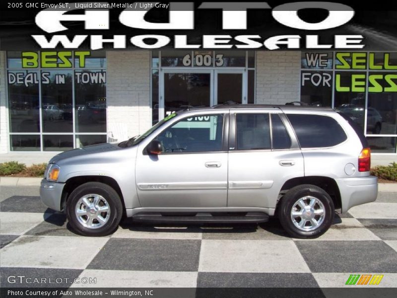 Liquid Silver Metallic / Light Gray 2005 GMC Envoy SLT