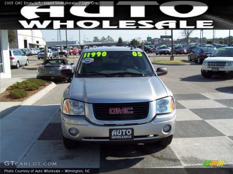Liquid Silver Metallic / Light Gray 2005 GMC Envoy SLT