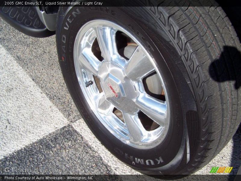 Liquid Silver Metallic / Light Gray 2005 GMC Envoy SLT