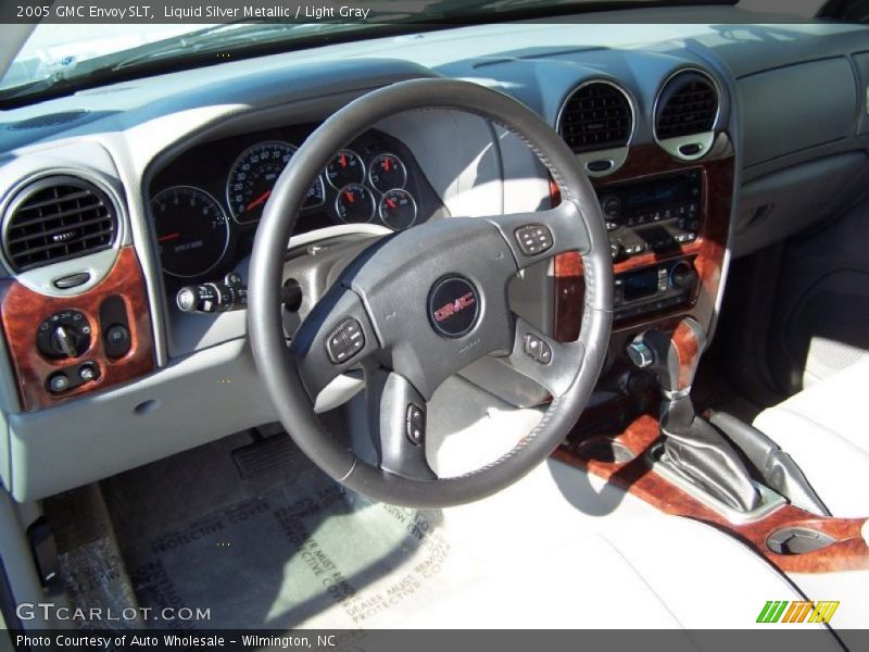 Liquid Silver Metallic / Light Gray 2005 GMC Envoy SLT