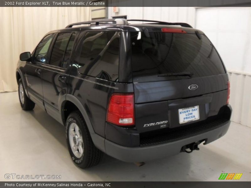 True Blue Metallic / Graphite 2002 Ford Explorer XLT