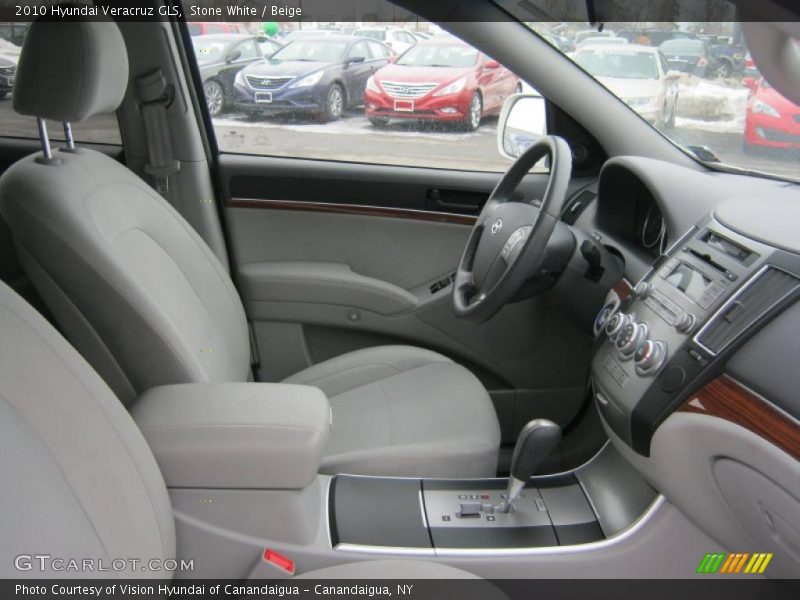 Stone White / Beige 2010 Hyundai Veracruz GLS