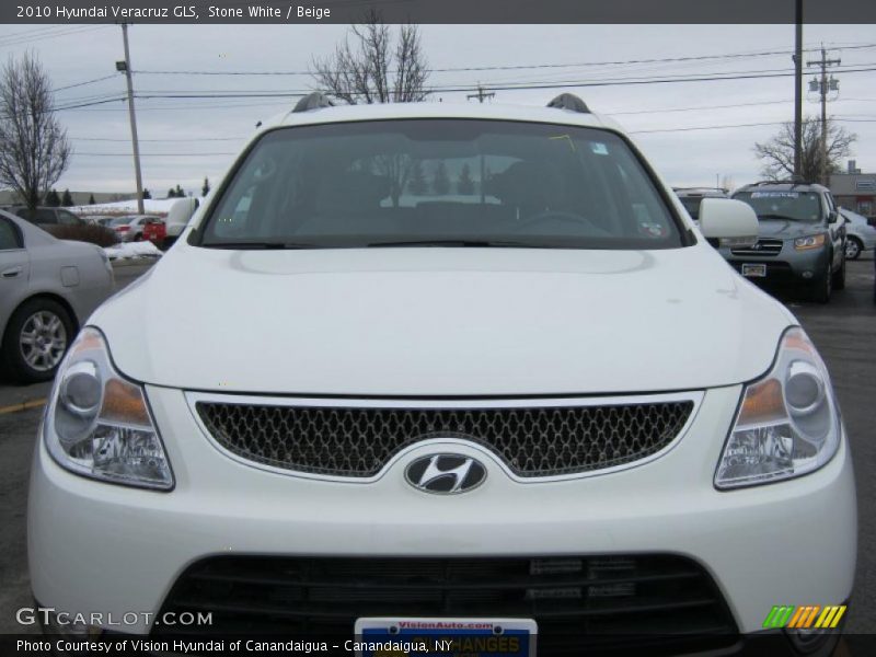 Stone White / Beige 2010 Hyundai Veracruz GLS