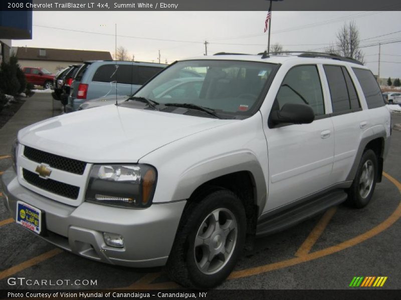 Summit White / Ebony 2008 Chevrolet TrailBlazer LT 4x4