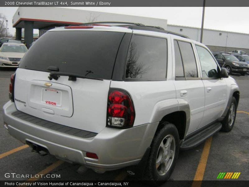 Summit White / Ebony 2008 Chevrolet TrailBlazer LT 4x4