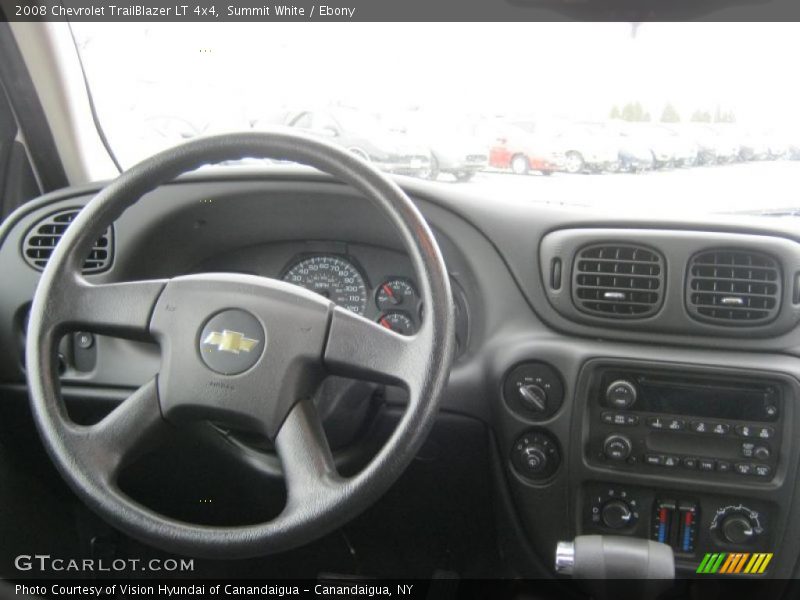 Summit White / Ebony 2008 Chevrolet TrailBlazer LT 4x4