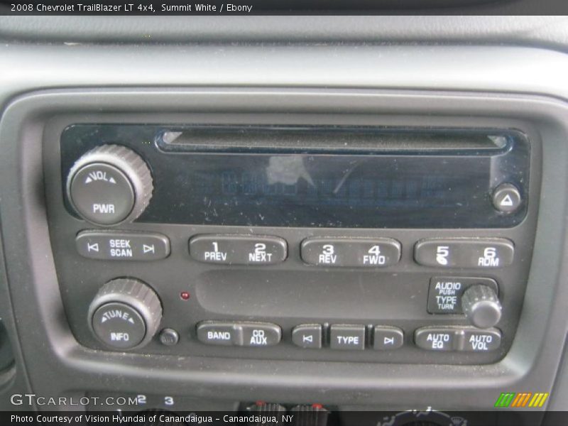 Summit White / Ebony 2008 Chevrolet TrailBlazer LT 4x4