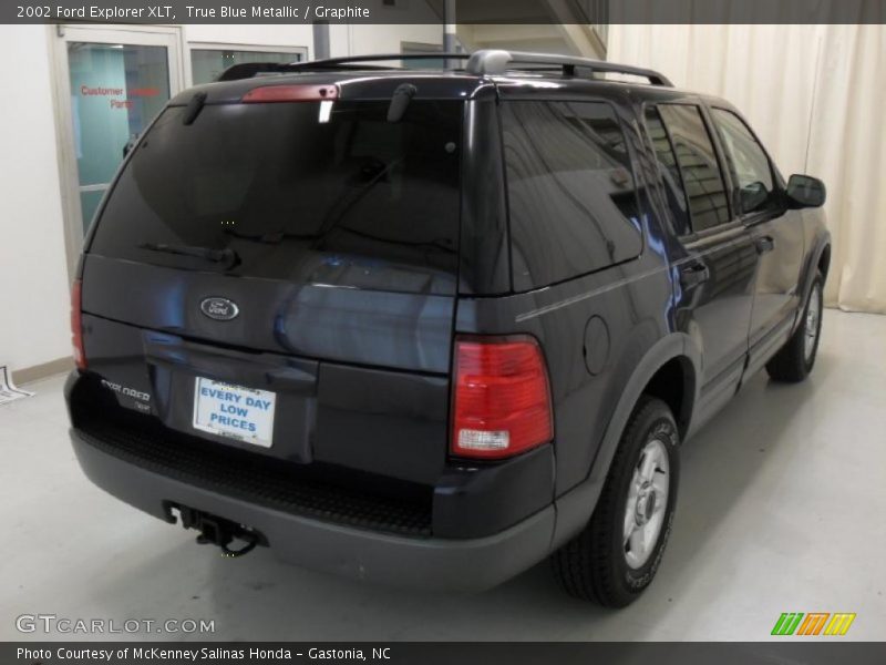 True Blue Metallic / Graphite 2002 Ford Explorer XLT