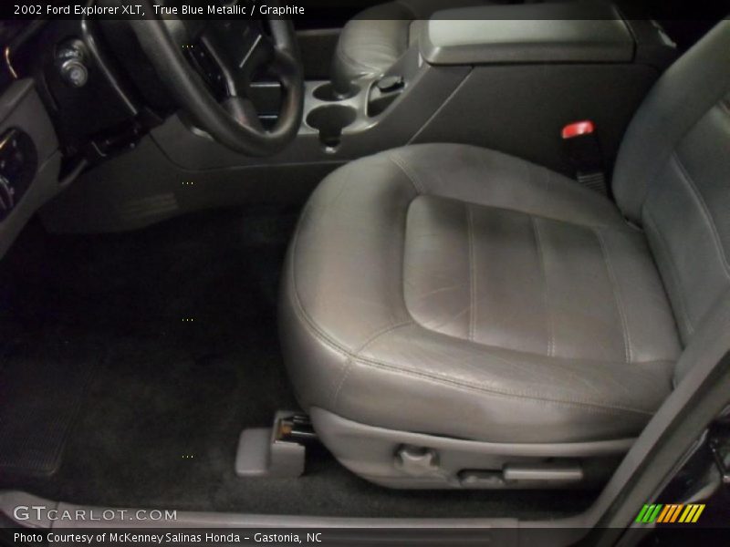 True Blue Metallic / Graphite 2002 Ford Explorer XLT