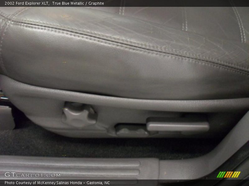 True Blue Metallic / Graphite 2002 Ford Explorer XLT
