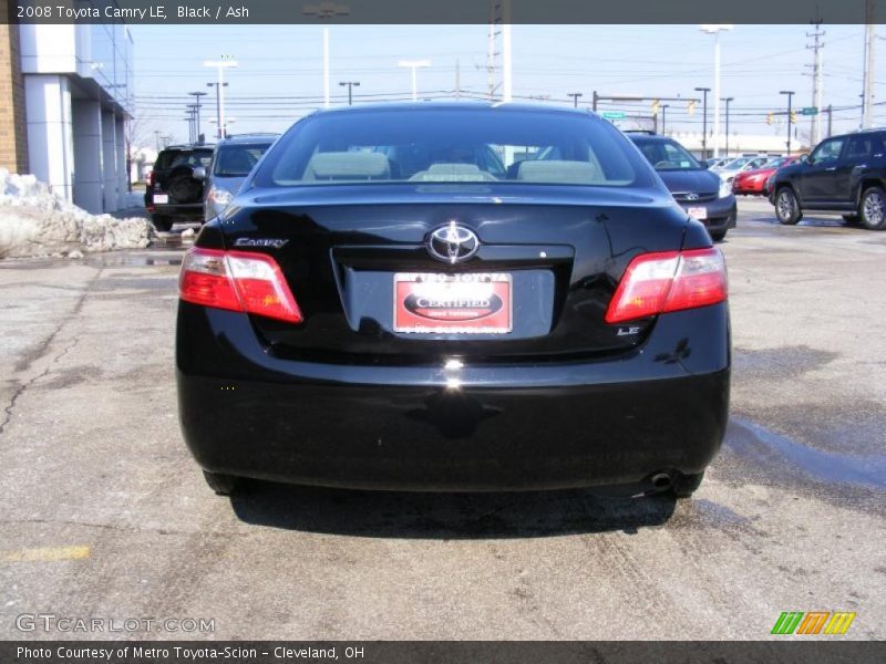 Black / Ash 2008 Toyota Camry LE