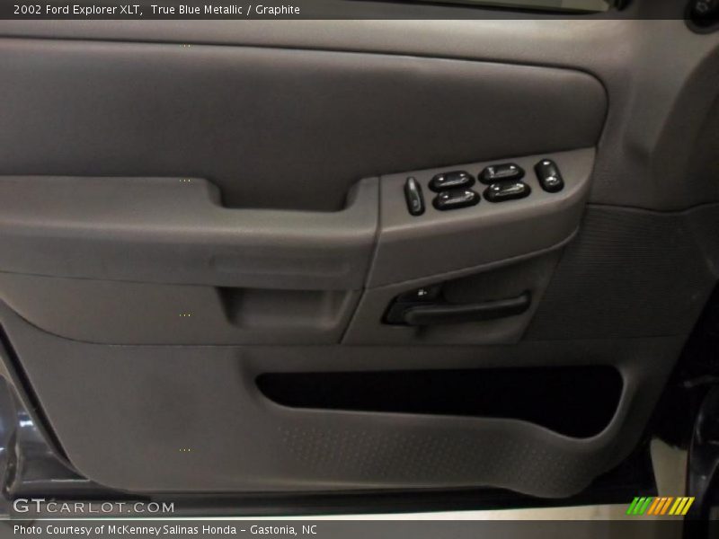 True Blue Metallic / Graphite 2002 Ford Explorer XLT