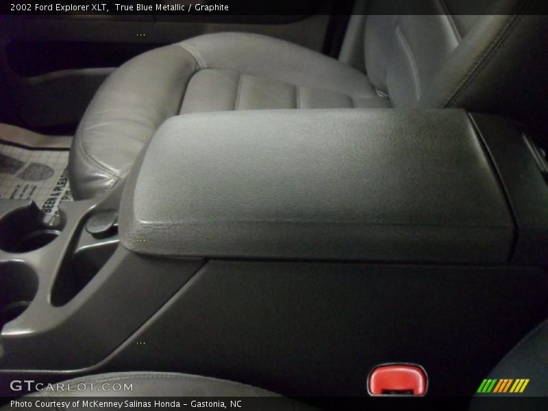 True Blue Metallic / Graphite 2002 Ford Explorer XLT