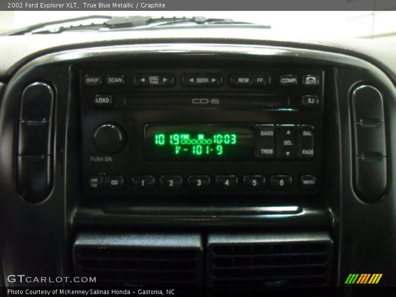 True Blue Metallic / Graphite 2002 Ford Explorer XLT