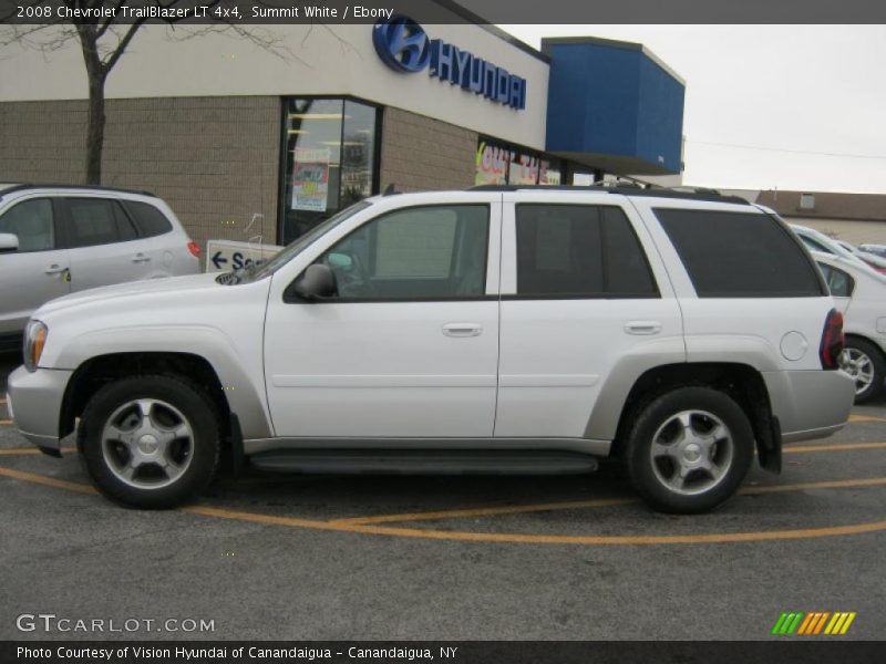 Summit White / Ebony 2008 Chevrolet TrailBlazer LT 4x4