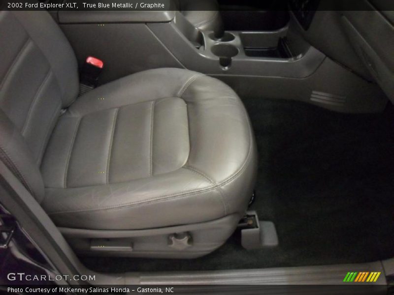 True Blue Metallic / Graphite 2002 Ford Explorer XLT