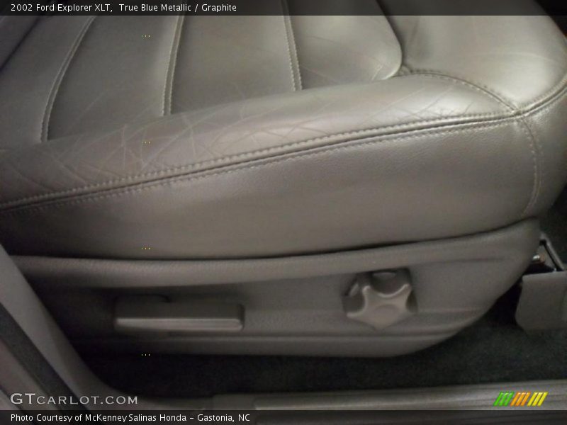 True Blue Metallic / Graphite 2002 Ford Explorer XLT
