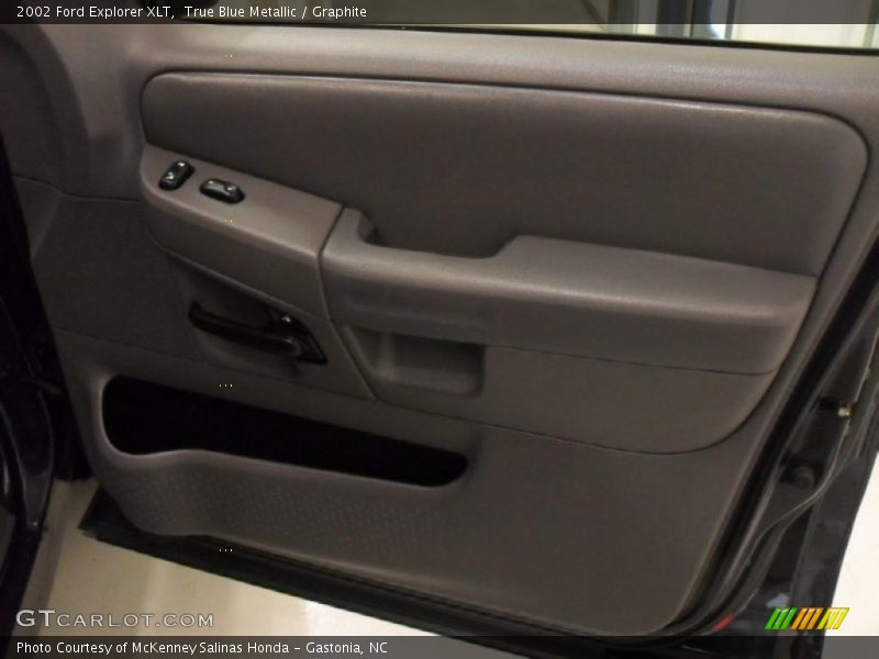 True Blue Metallic / Graphite 2002 Ford Explorer XLT