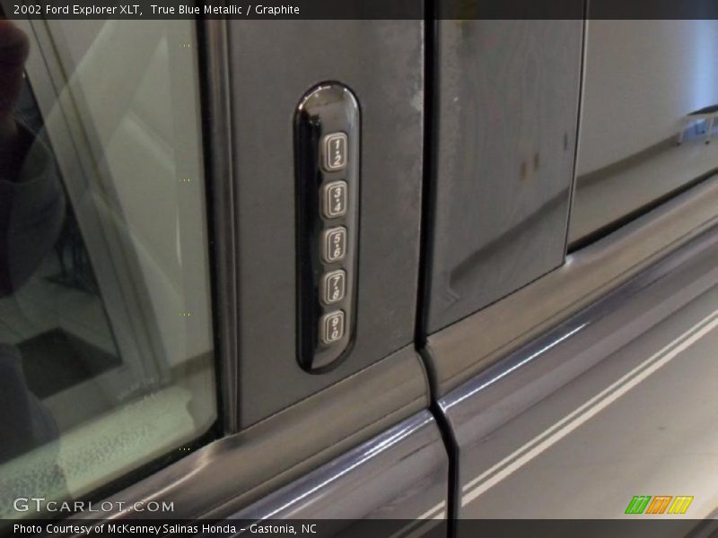 True Blue Metallic / Graphite 2002 Ford Explorer XLT