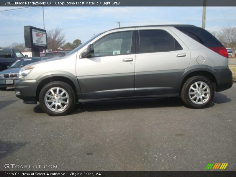 Cappuccino Frost Metallic / Light Gray 2005 Buick Rendezvous CX