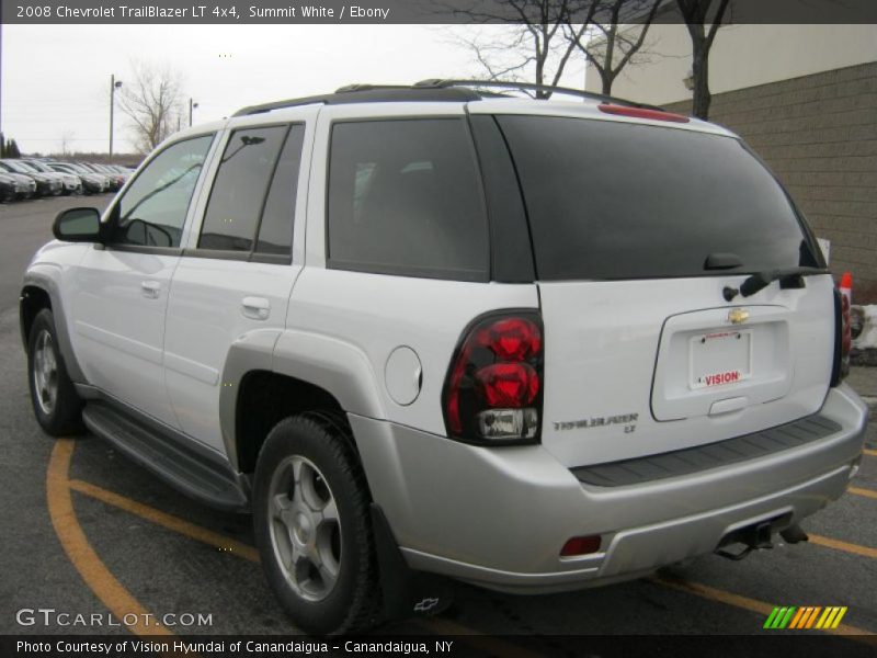 Summit White / Ebony 2008 Chevrolet TrailBlazer LT 4x4