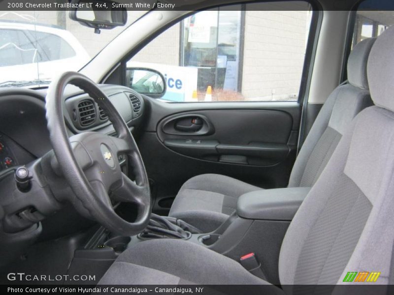 Summit White / Ebony 2008 Chevrolet TrailBlazer LT 4x4
