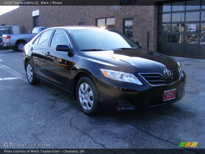 Black / Bisque 2010 Toyota Camry LE