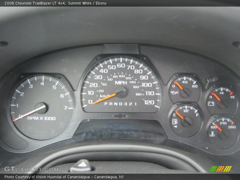 Summit White / Ebony 2008 Chevrolet TrailBlazer LT 4x4