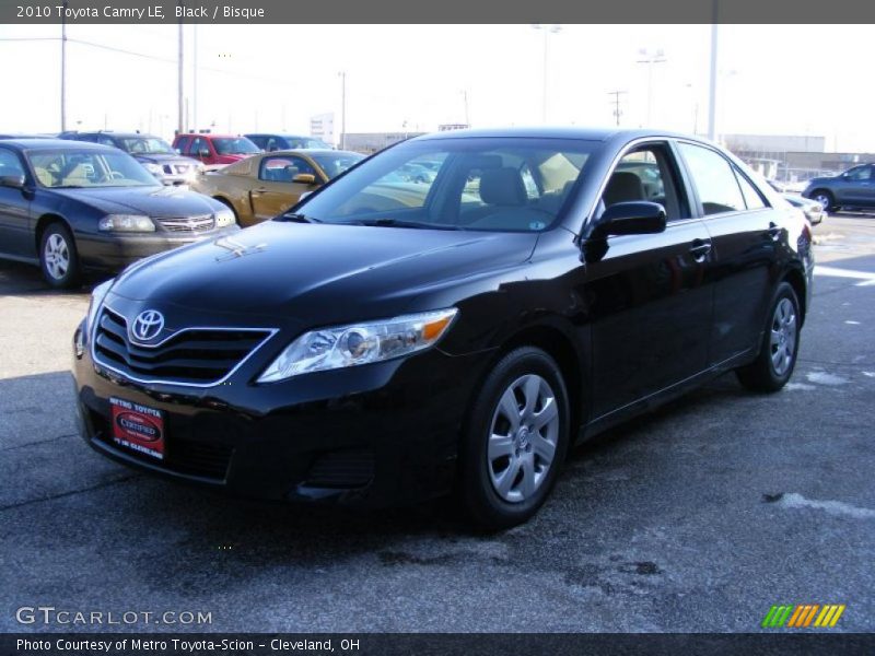 Black / Bisque 2010 Toyota Camry LE