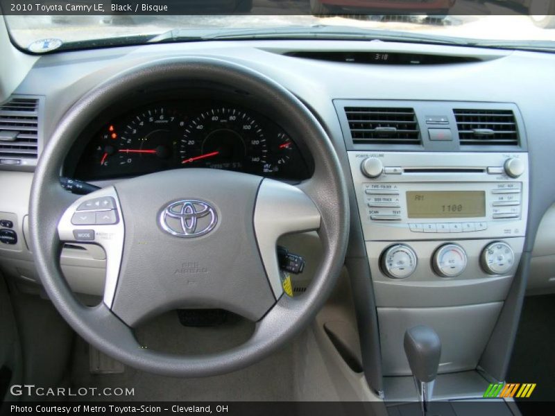 Black / Bisque 2010 Toyota Camry LE