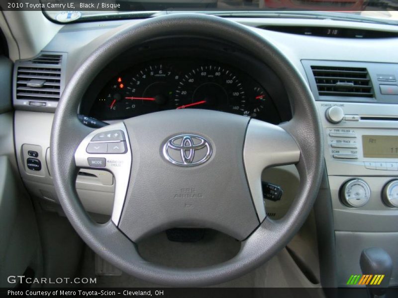 Black / Bisque 2010 Toyota Camry LE