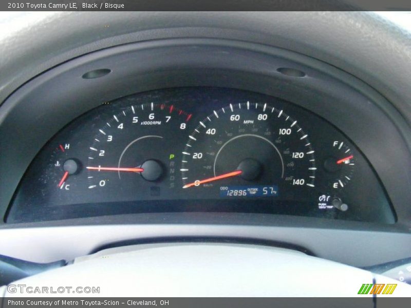 Black / Bisque 2010 Toyota Camry LE