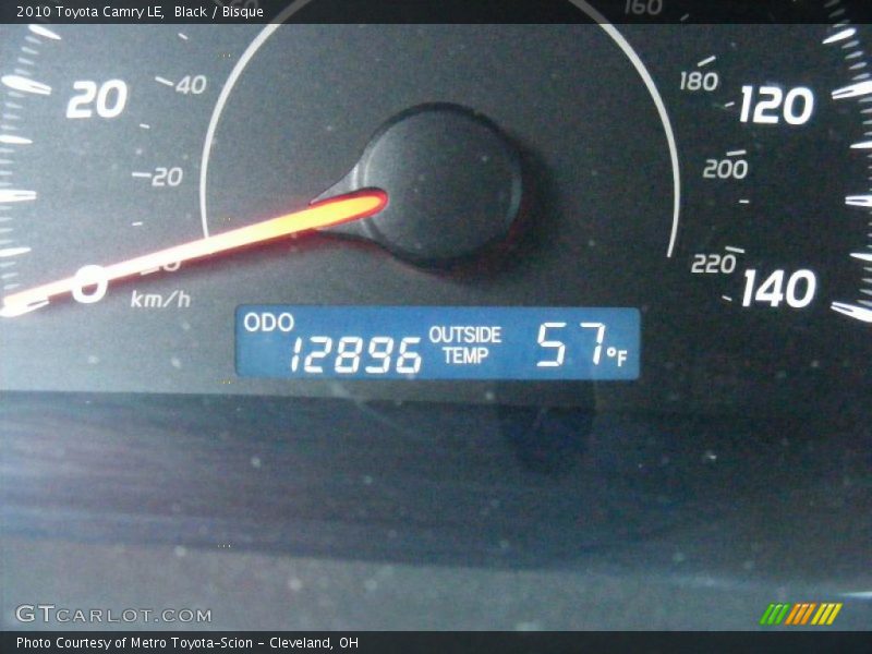 Black / Bisque 2010 Toyota Camry LE