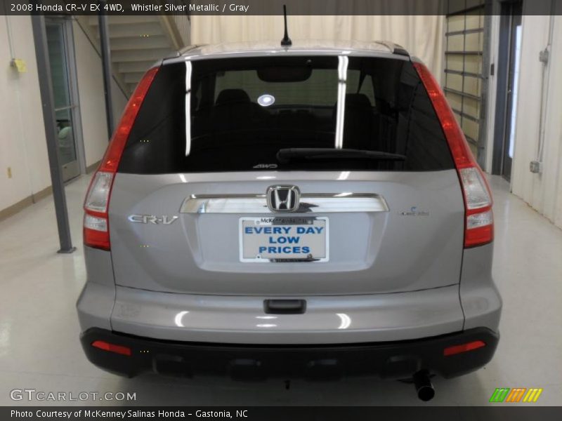 Whistler Silver Metallic / Gray 2008 Honda CR-V EX 4WD